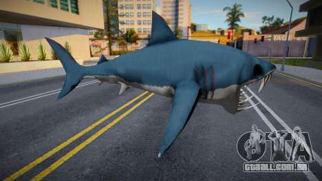 Scary Exaggerated Shark With Long Teeth o Tiburo para GTA San Andreas