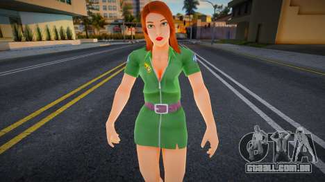 Female Soldier 1 from Street Fighter 5 para GTA San Andreas