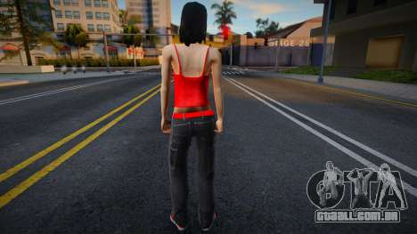 Katie Zhan HD with facial animation para GTA San Andreas