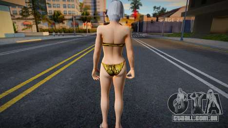 Dead Or Alive 5 - Christie (Player Swimwear) v2 para GTA San Andreas