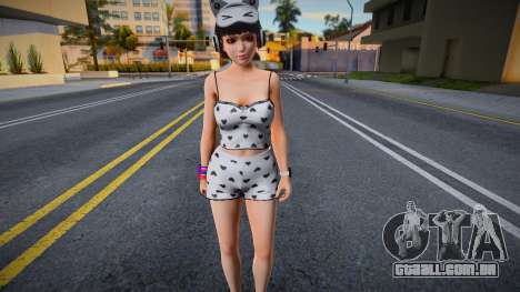 DOAXVV Koharu - Love Pijama Set Happy Valentines para GTA San Andreas