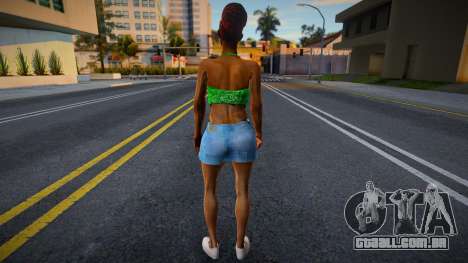 Kendl HD with facial animation para GTA San Andreas