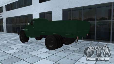 GAZ-51 com placas pretas e novas luzes para GTA San Andreas