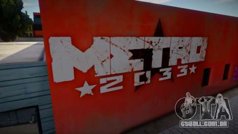 Metro 2033 Last Night Mural 5 para GTA San Andreas