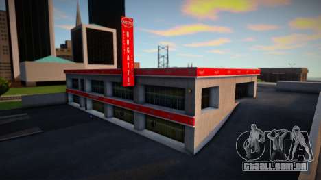 Bugatti Car ShowRoom para GTA San Andreas