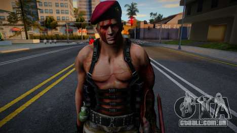 Jack Krauser HD version Retuxtured v3 para GTA San Andreas