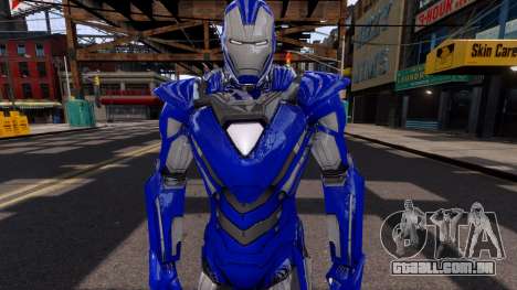 Iron Man Mark XXX Blue Steel (Irom Man) para GTA 4