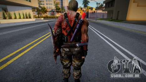 Jack Krauser HD version Retuxtured v7 para GTA San Andreas