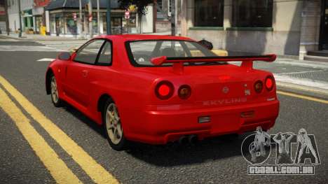 Nissan Skyline R34 MR-L para GTA 4