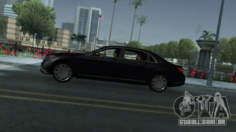 Mercedes-Benz Maybach S650 Preto para GTA San Andreas