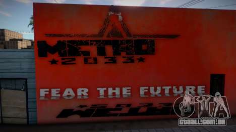 Metro 2033 Fear The Future Mural para GTA San Andreas