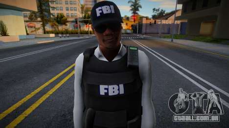 Bmymoun FBI HD with facial animation para GTA San Andreas