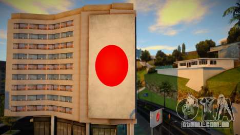 Japan Flag Billboard para GTA San Andreas