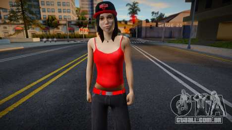 Katie Zhan HD with facial animation para GTA San Andreas