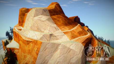 Novas texturas para o Monte Chiliad para GTA San Andreas