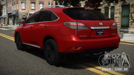 Lexus RX450H LS para GTA 4