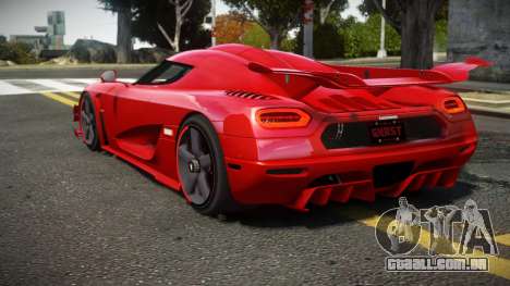 Koenigsegg Agera One ZR para GTA 4