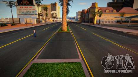 Novas texturas de estrada em Las Venturas para GTA San Andreas