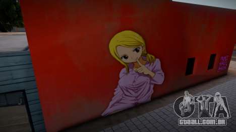 Lucy Heartfilia Wall para GTA San Andreas