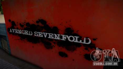 Avenged Sevenfold Wall V.2 para GTA San Andreas