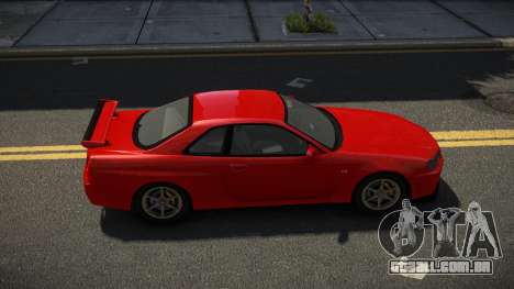 Nissan Skyline R34 MR-L para GTA 4