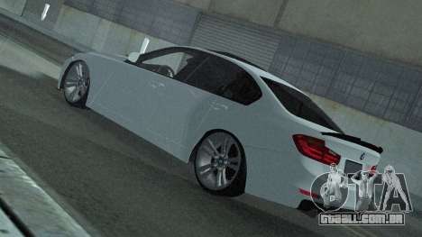 BMW M3 F30 M-Sport (YuceL) para GTA San Andreas
