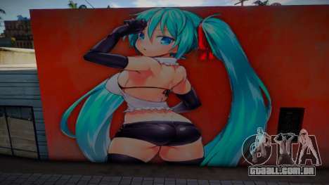 Miku Sexy Wall para GTA San Andreas