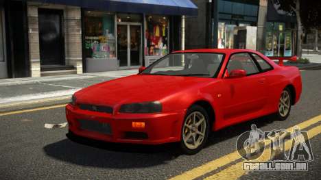 Nissan Skyline R34 MR-L para GTA 4