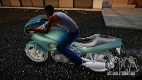 Agachar em uma motocicleta para GTA San Andreas