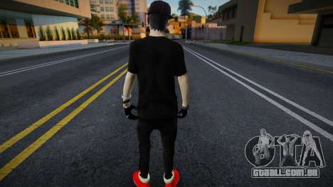 Swagger Skin HD Black-Red para GTA San Andreas