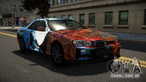 Nissan Skyline R34 GT-R RX-I S7 para GTA 4