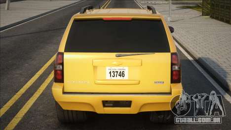 Chevrolet Suburban (Policia Federal) para GTA San Andreas