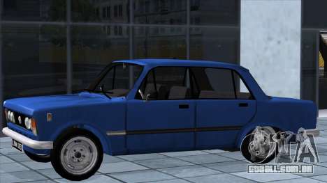 Fiat polonês 125p com placas pretas para GTA San Andreas