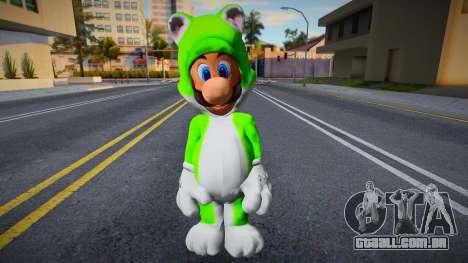 Luigi Cat Suit o con traje de gato de Super Mari para GTA San Andreas