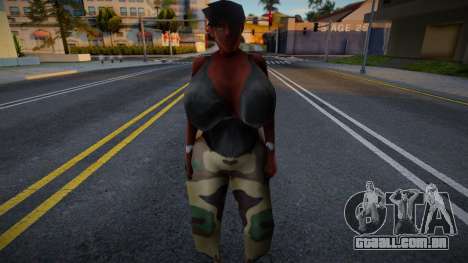 Girl Gang Army v1 para GTA San Andreas