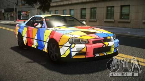 Nissan Skyline R34 GT-R RX-I S2 para GTA 4