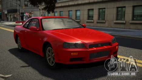 Nissan Skyline R34 MR-L para GTA 4