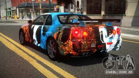 Nissan Skyline R34 GT-R RX-I S7 para GTA 4