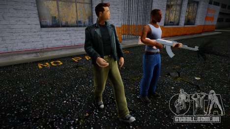 Call Claude from GTA III for your protection para GTA San Andreas