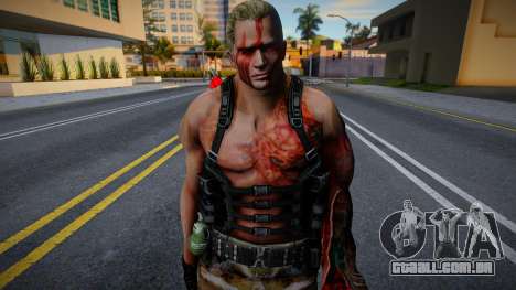 Jack Krauser HD version Retuxtured v7 para GTA San Andreas