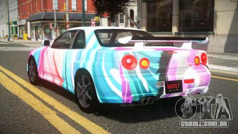 Nissan Skyline R34 GT-R RX-I S14 para GTA 4