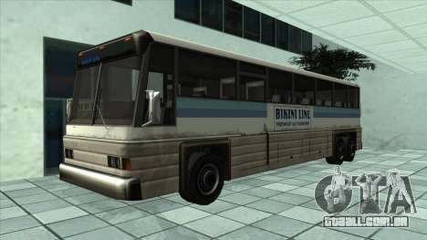 Ônibus básico com interior e inscrição polonesa para GTA San Andreas