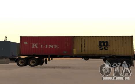 XTRA Container Chassis Trailer 40ft 1988 para GTA San Andreas
