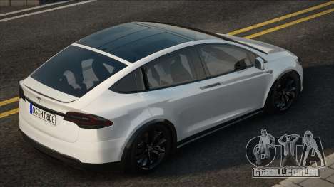 Tesla Model X 2022 White para GTA San Andreas