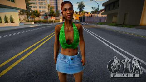 Kendl HD with facial animation para GTA San Andreas