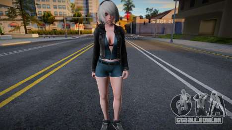 NieR Re[in] 2B - Crow Denim Jacket v2 para GTA San Andreas