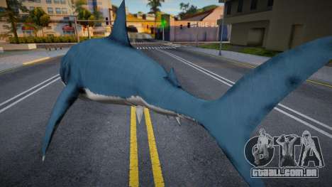 Scary Exaggerated Shark With Long Teeth o Tiburo para GTA San Andreas