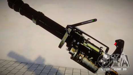 M134 Minigun [Black] para GTA San Andreas