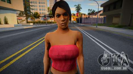 Barbara HD with facial animation para GTA San Andreas