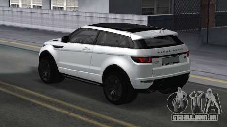 Range Rover Evoque (YuceL) para GTA San Andreas